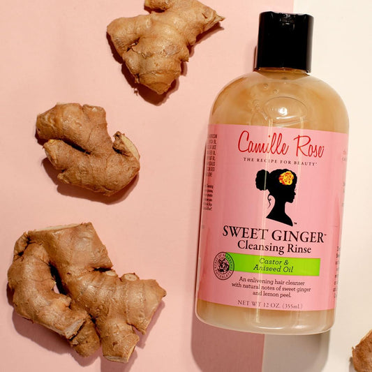 Camille Rose Sweet Ginger Hair Cleansing Rinse Shampoo For All Hair Types, Castor And Aniseed Oil, 355 Ml (Pack Of 1)
