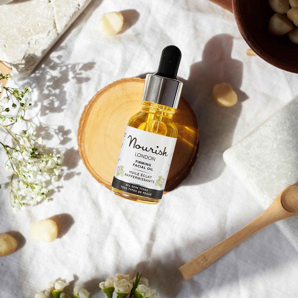 Nourish London Radiance Firming Facial Oil 15ml | 100% Vegan, Omega-Rich, Non-Greasy Formula | Cruelty-Free, Deep Hydration | Suitable for All Skin Types | Multi-Award Winning Anti-Aging Oil : Amazon.co.uk: Beauty