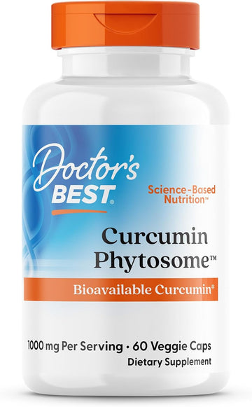 Doctor'S Best Curcumin Phytosome With Meriva, Non-Gmo, Vegan, Gluten Free, Soy Free, Joint Support, 500 Mg 60 Veggie Caps