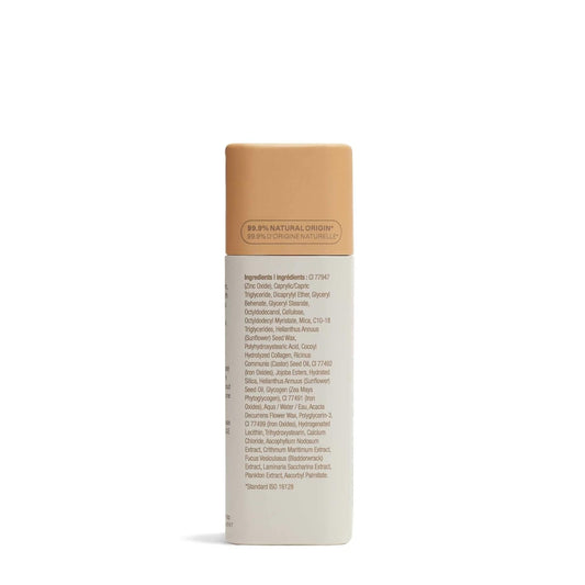 Attitude Oceanly Light Coverage Foundation Stick, Titanium Dioxide-Free, Ewg Verified, Plastic-Free, Vegan & Cruelty-Free Makeup, Dune, 0.42 Ounces