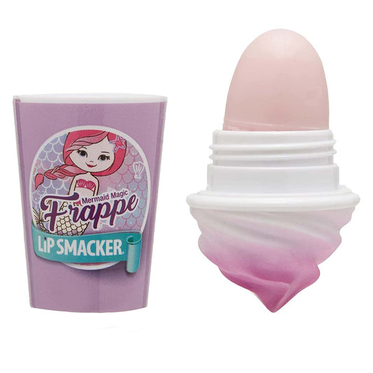 Lip Smacker Frappe Cup Balm To Prevent Chapped Lips, Mermaid Magic, 1 Tube, 0.26 Oz