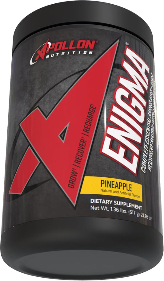 Apollon Nutrition Enigma | Full Spectrum Electrolytes, Bcaas And Eaas. Nine Essential Amino Acids And Bcaas | (20 Serving, Strawberry Margarita)