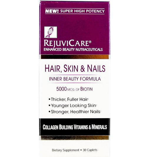 RejuviCare Hair, Skin & Nails Formula Caplets 30 ea ( Pack of 2)