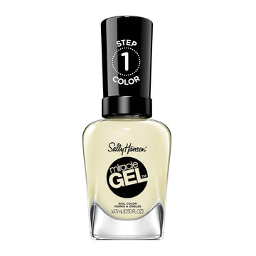 Sally Hansen Miracle Gel™, Cozy Chic Knitterally The Best, Long Lasting, Gel-Like Formula, No Uv Lamp Needed, Yellow Nail Polish