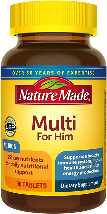 Nature Made Multi For Him 90 Tablets (Pack Of 4)
