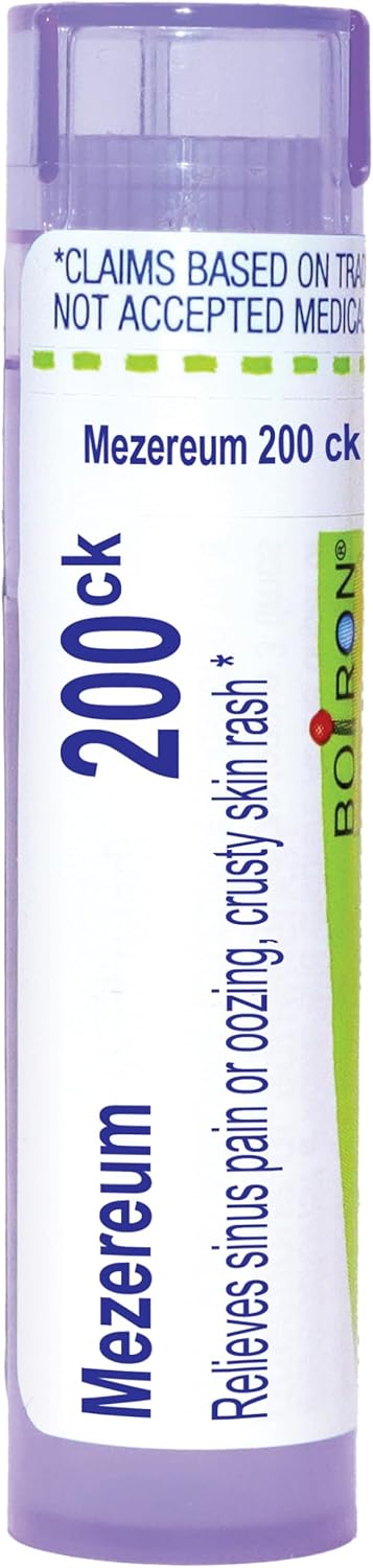Boiron Mezereum 200Ck Homeopathic Medicine For Sinus Pain - 80 Pellets