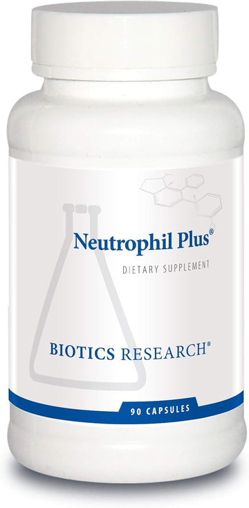 Biotics Research Neutrophil Plus, Immune Support, Maitake Mushroom, Barberry, Antioxidant Activity, Optimal Immune Function, Upper Respiratory Health. 90 Caps