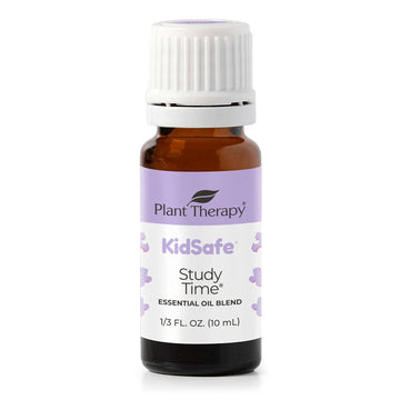 Plant Therapy Kidsafe Study Time Essential Oil Blend For Focus, Mind Calming, Concentration Blend For Kids 100% Pure, Undiluted, Natural Aromatherapy, Therapeutic Grade 10 Ml (1/3 Oz)