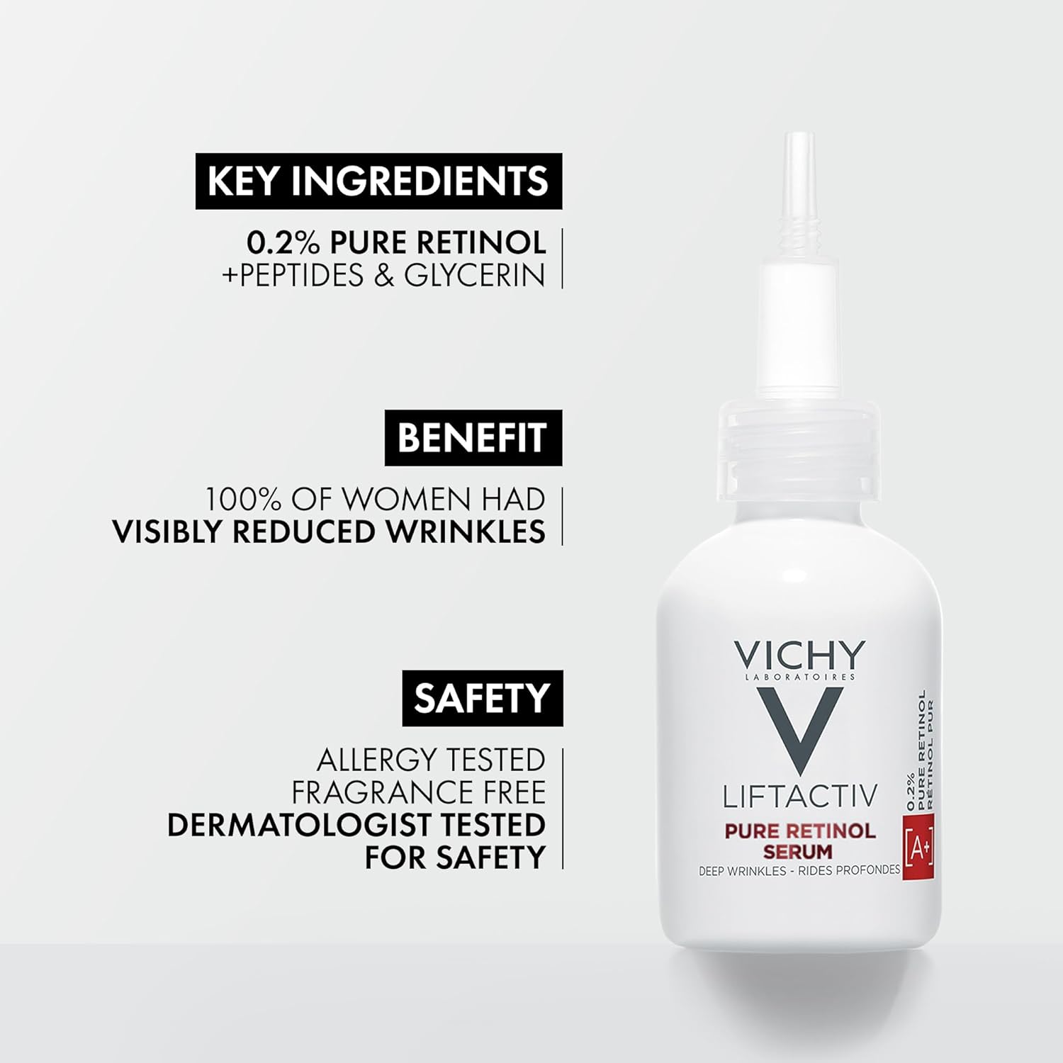 Vichy LiftActiv Retinol Serum and Neovadiol Serum for Peri and Post Menopause Bundle : Beauty & Personal Care