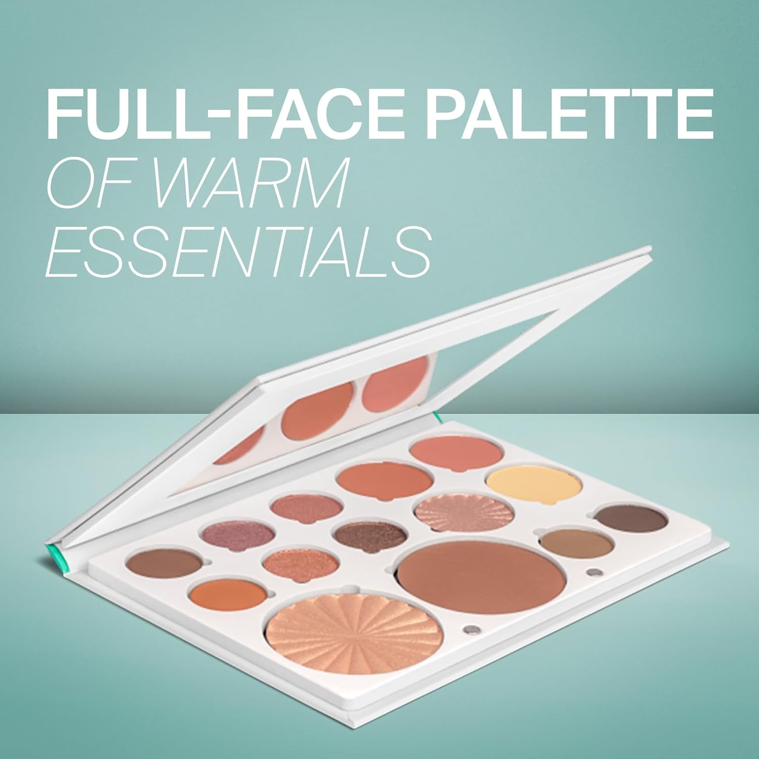 Pro Palette Boho - 4-In-1 Full Face Makeup Palette With Blush, Eyeshadows, Highlighter, Bronzer, Banana Powder - Powder Makeup Palette With An Mirror - Travel-Friendly, Cruelty-Free, Refillable Pans