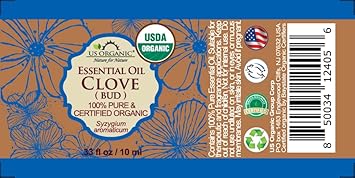 Us Organic 100% Pure Rosemary Essential Oil, Usda Certified Organic 100% Pure, Steam Distilled, For Hair Growth, Scalp, Face, Skin, And Aromatherapy (Size Variations Available) (15 Ml)