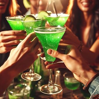 Brew Glitter - Green (25G 1X Pump) | Edible Glitter For Cocktails, Mocktails And Beverages