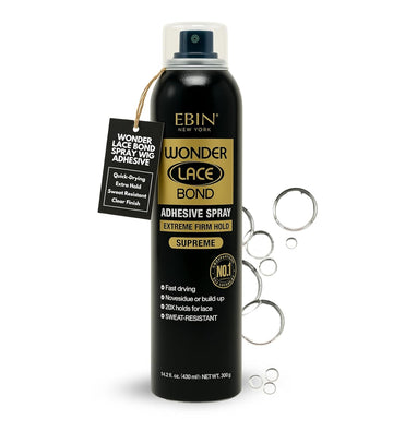 Ebin Wonder Lace Bond Wig Adhesive Spray - Supreme (14.2Oz/ 420Ml)