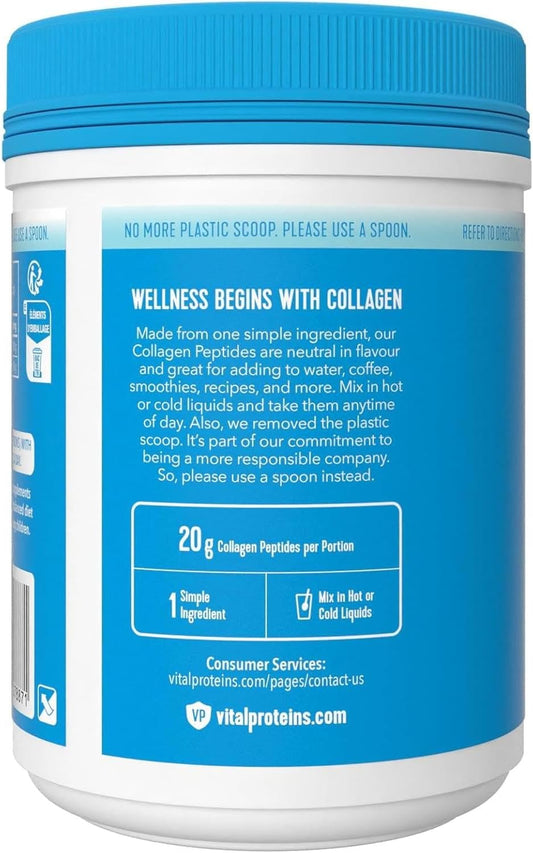 Vital Proteins Collagen Peptides Powder, Supplement (Type I, Iii), Cocoa Flavor, Hydrolyzed Collagen, For Skin Hair Nail Joint, Dairy And Gluten Free, 20G Per Serving, 297G 1 Pack
