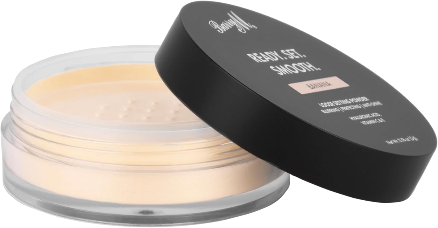Barry M Ready, Set, Smooth Loose Setting Powder, Shade Banana | Smooth, Lightweight, Beige Powder : Amazon.co.uk: Beauty