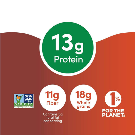 Kashi GO Cold Breakfast Cereal, Vegan Protein, Fiber Cereal, Cinnamon Crisp, 14oz Box (1 Box)