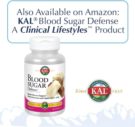 Kal Alpha Lipoic Acid Sr Tablets, 600 Mg, 60 Count