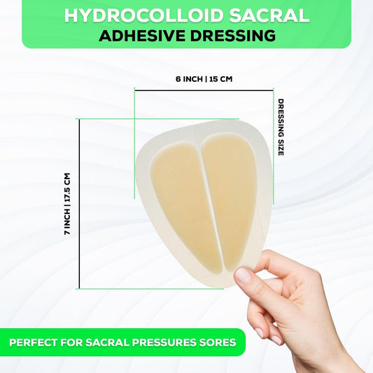 Medvance Tm Hydrocolloid – Bordered Hydrocolloid Adhesive Dressing, Sacral, 15 Cm X 17.5 Cm Box Of 5 Dressings