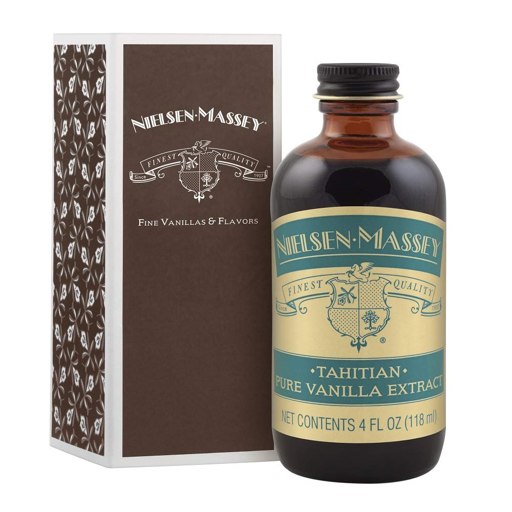 Nielsen-Massey Tahitian Pure Vanilla Extract For Baking And Cooking, 4 Ounce Bottle