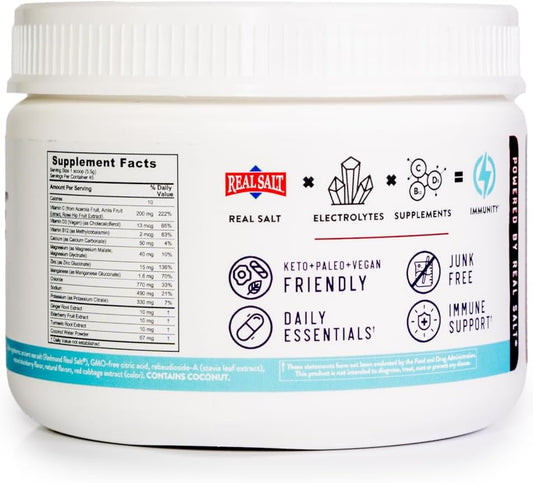 Redmond Re-Lyte Immunity, Multivitamin Supplement Mix (Blackberry)
