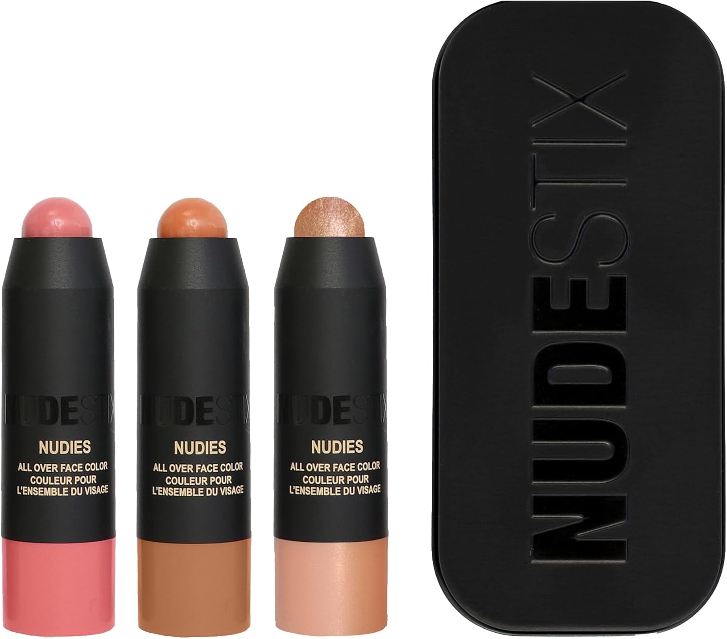 Nudestix Roses N' Honey Nudes Lipstick 3 Piece Set - Bohemian Rose, Bondi Bae, Hey Honey