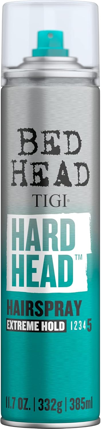Bed Head By Tigi - Hard Head Hairspray - Extra Strong Hold - Natural Shine Finish - 385 Ml