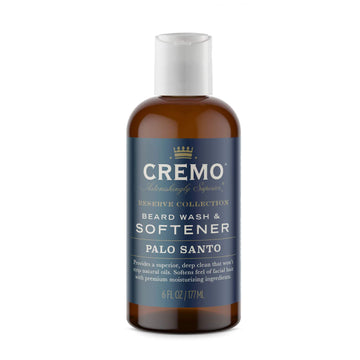 Cremo Palo Santo (Reserve Collection) Beard Wash & Softener, Moisturizes, Styles and Reduces Beard Itch for All Lengths of Facial Hair, 6 Fluid Oz