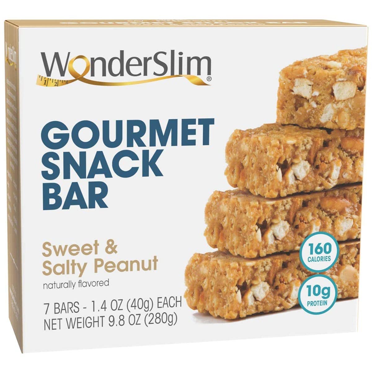 Wonderslim Protein Snack Bar, Sweet & Salty Peanut, (7Ct)