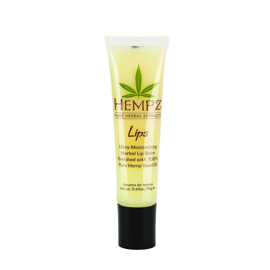 Hempz Herbal Ultra Moisturizing Lip Balm - Lip Treatment For Dry Cracked Lips, Provides Hydration And Nourishment For Men And Women - Premium, 100% Pure Natural Hemp Seed Oil - .44 Oz