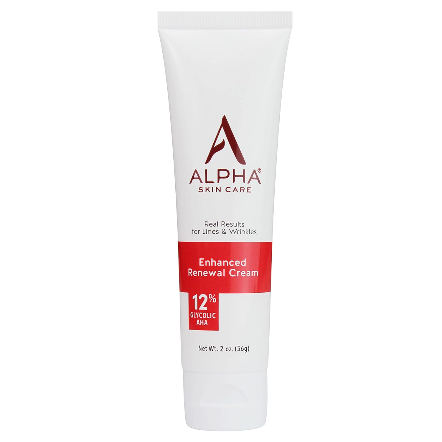 Alpha Skin Care Enhanced Renewal Cream | Anti-Aging Formula | 12% Glycolic Alpha Hydroxy Acid (Aha) | Reduces The Appearance Of Lines & Wrinkles | For Normal To Dry Skin | 2 Ounce (Pack Of 1)