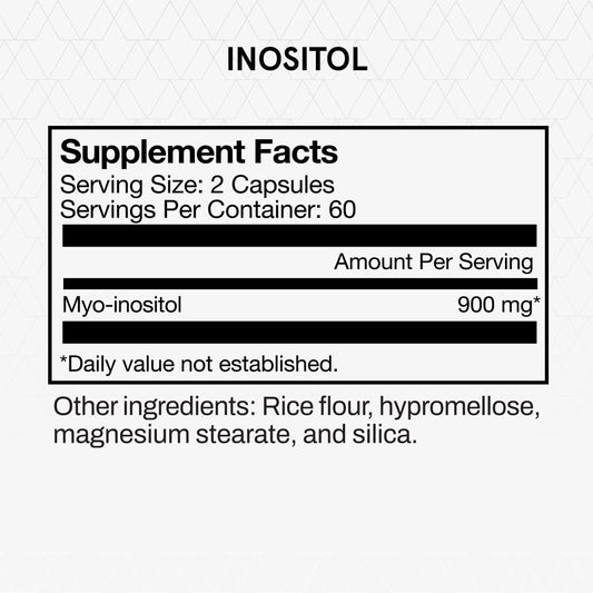 Momentous Inositol Supplement - Myo-Inositol For Mood Balance, Cognitive Function & Rest Quality Support - Vegan, Gmo-Free, Gluten-Free, 60 Servings