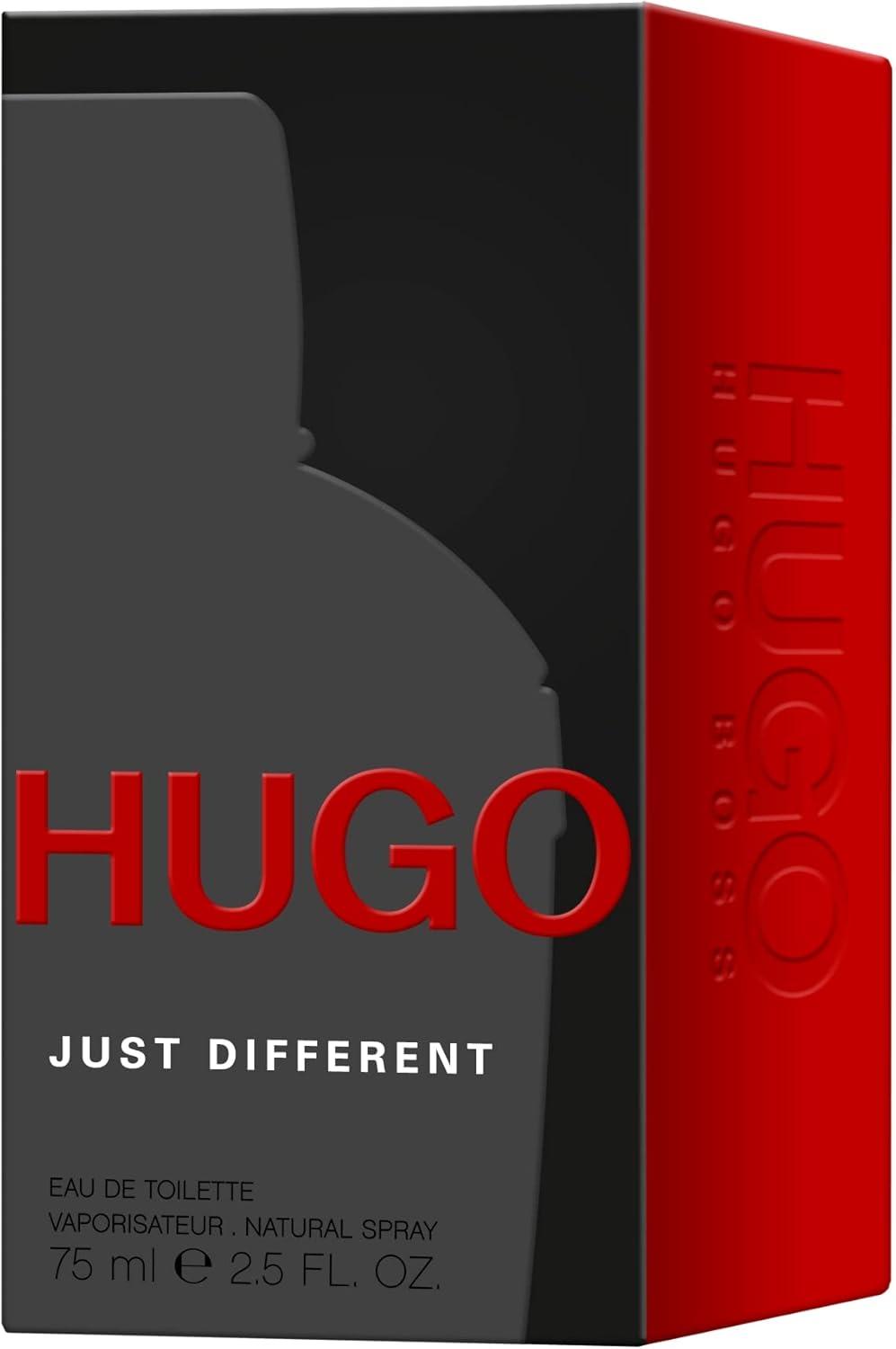 HUGO Just Different - Eau de Toilette for Him - Aromatic Fragrance with Notes of Iced Mint, Freesia, Basil, and Cashmeran - Medium Longevity - 75ml : Amazon.co.uk: Beauty