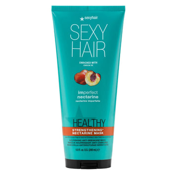 Sexyhair Healthy Imperfect Fruit Strengthening Anti-Breakage Mask, 6.8 Oz | Nectarine | Fine To Medium Hair Type