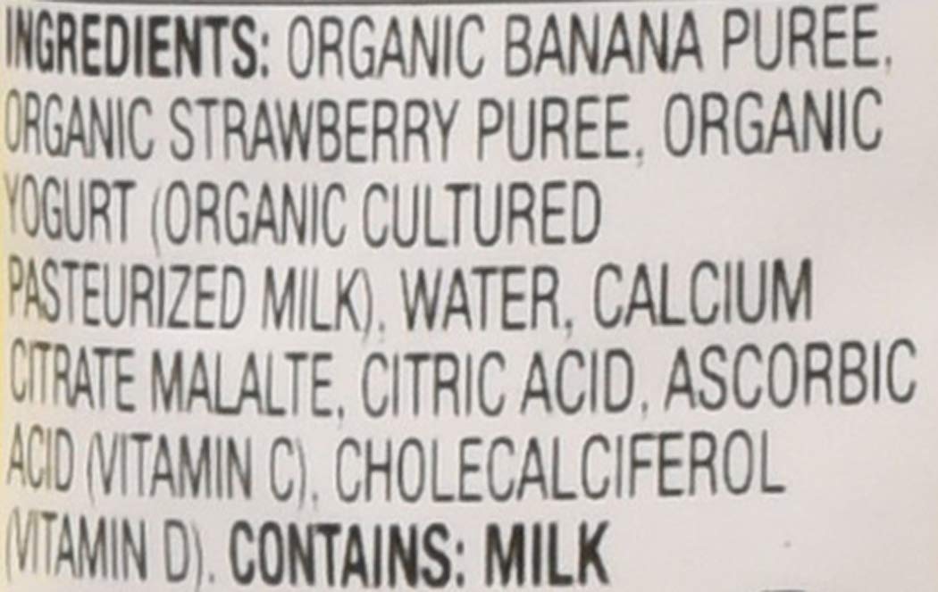 Earth'S Best Sesame Street Fruit Yogurt Smoothies - Strawberry Banana - 4.2 Oz - 6 Pk