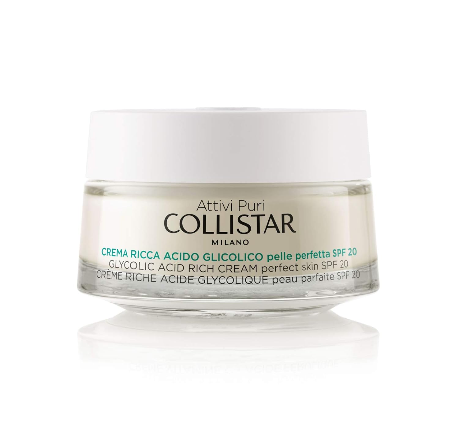 Pure Actives Glycolic Acid Rich Cream Perfect Skin 50 Ml By Collistar