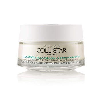 Pure Actives Glycolic Acid Rich Cream Perfect Skin 50 Ml By Collistar