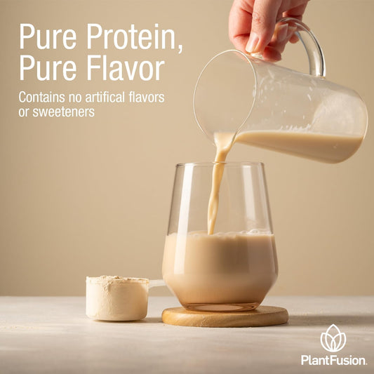 PlantFusion Complete Vegan Protein Powder and Collagen Bundle - Keto, Gluten Free, Soy Free, Non-Dairy, No Sugar, Non-GMO - Unflavored, No Stevia