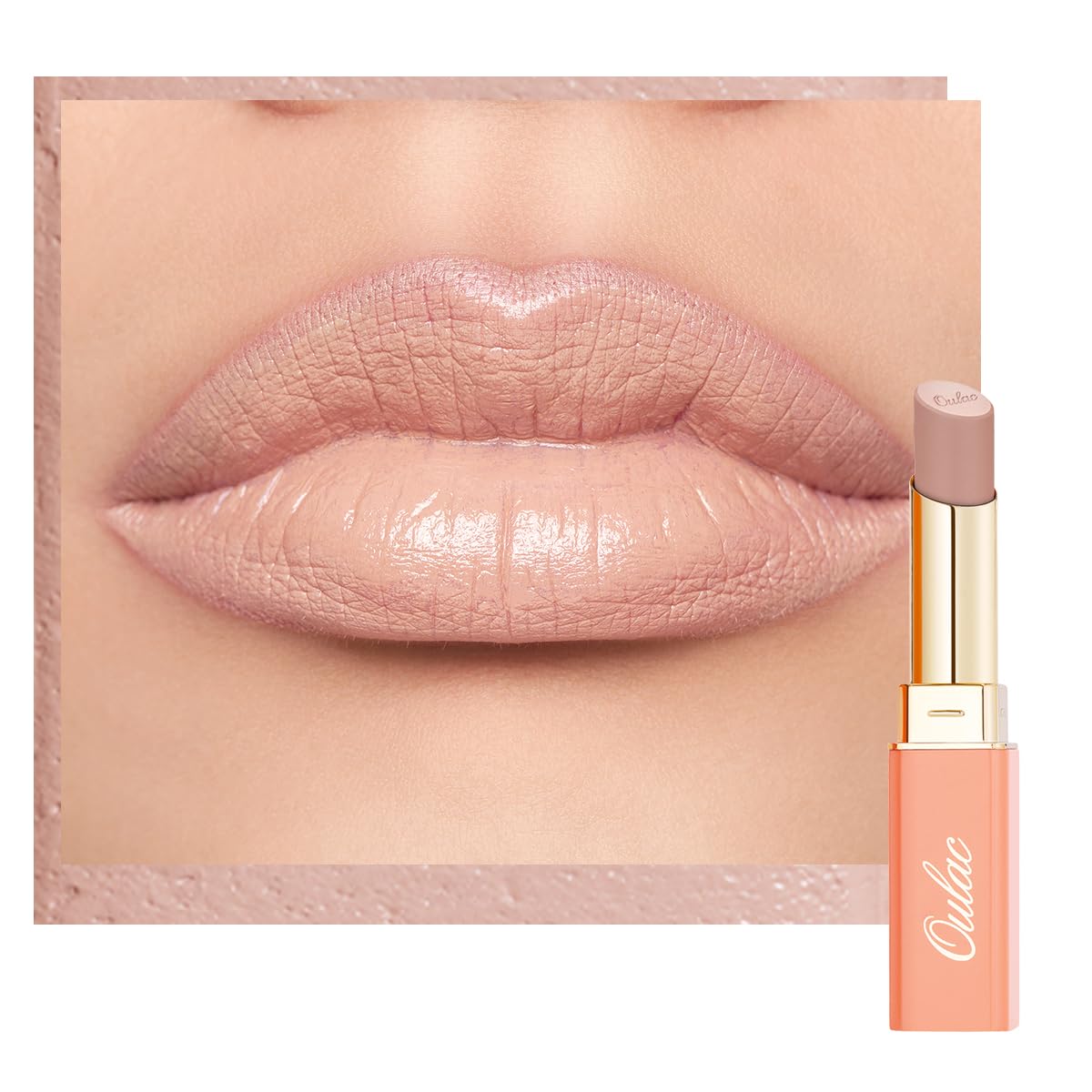 Oulac Color Rich Satin Lipstick - Pink Brown Full Coverage Lip Color, Creamy Silky-Smooth, Moisturizing, Satin Matte Finish, Infused With Shea Butter, Vegan & Clean Beauty, 4G, Sg11 Breathtaking