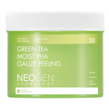 Dermalogy By Neogenlab Pha Gauze Peeling - Formulated With Aha Bha Pha Exfoliating & Cleansing Pad (30 - Green Tea)