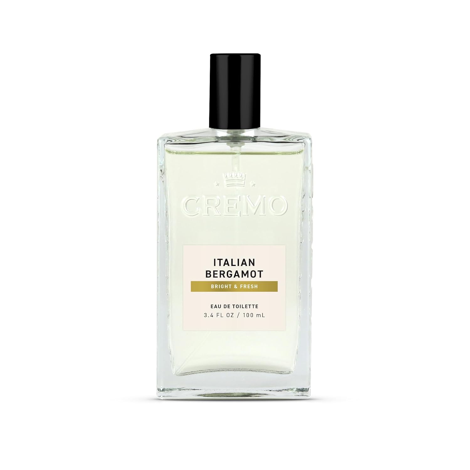 Cremo Cologne For Men - Italian Bergamot Spray Cologne For Men, A Combination Of Italian Bergamot, Neroli Blossom, And Fresh Vetiver, 3.4 Fl Oz