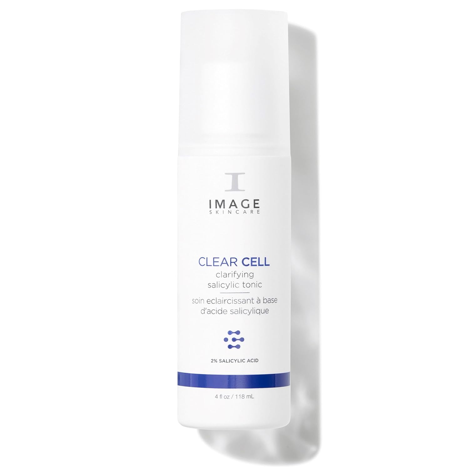 Image Skincare, Clear Cell Clarifying Salicylic Tonic, Mattifying Toner For Pores, Redness And Light Exfoliation For Oily Prone Skin, 4 Fl Oz