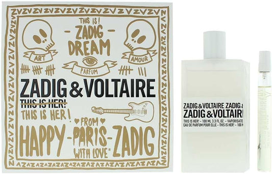 Zadig & Voltaire This Is Her! 2 Piece Gift Set: Eau De Parfum 100Ml - Eau De Par