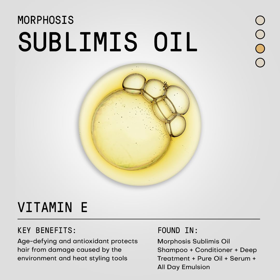 Framesi Morphosis Sublimis Oil All Day Hair Emulsion, 5.1 Fl Oz, Leave In Conditioner