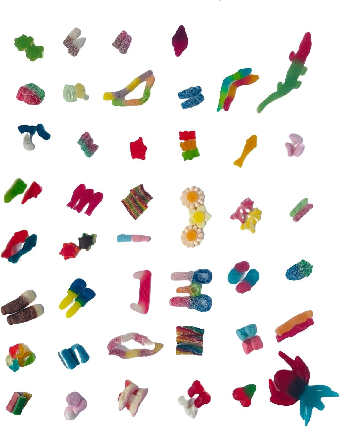 Candy Shack Retro Pick And Mix Sweets, 1Kg Bag, Fizzy And Non Fizzy Jelly Sweets