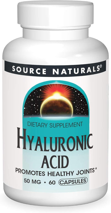 Source Naturals Hyaluronic Acid, Promotes Healthy Joints*, 50Mg - 60 Capsules