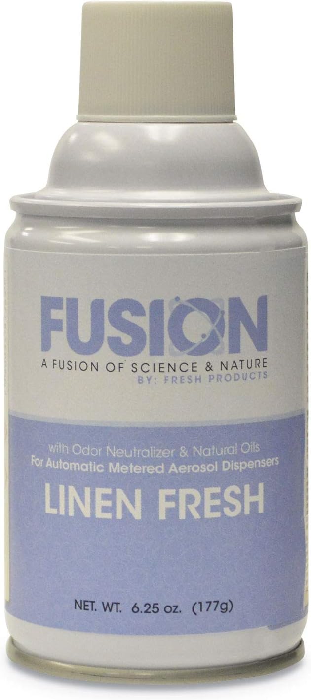 Fresh Products Fusion Metered Aerosols, 6 1/4 oz, Linen Fresh, 12/CT (FRSMA12LF) : Health & Household