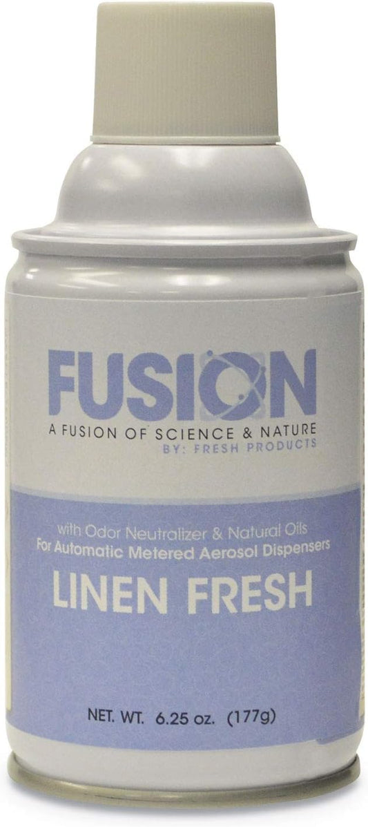 Fresh Products Fusion Metered Aerosols, 6 1/4 oz, Linen Fresh, 12/CT (FRSMA12LF) : Health & Household