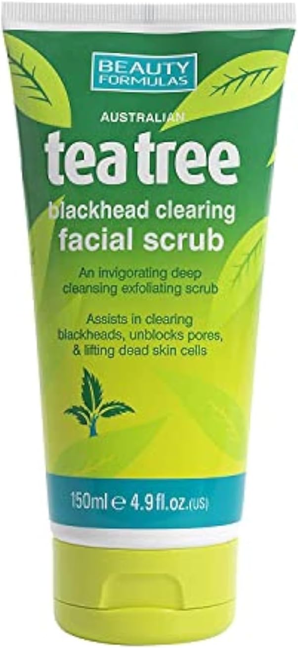 Beauty Formulas Australian Tea Tree Blackhead Clearing Facial Scrub
