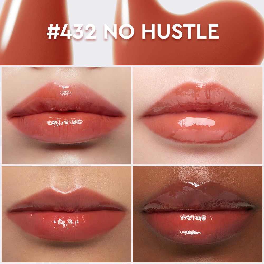 Hera Sensual Nude Gloss Jennie Picked Korean Makeup Lipstick For Smooth & Voluptuous Fuller-Looking Lips By Amorepacific 5G - No Hustle (432)