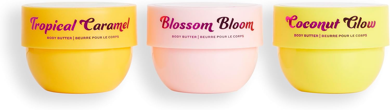 I Heart Revolution, Tropical Trip Body Cream Trio, Ultra Moisturising Body Lotion For Soft Skin, Three Summer Scents, Vegan & Cruelty-Free : Amazon.co.uk: Beauty